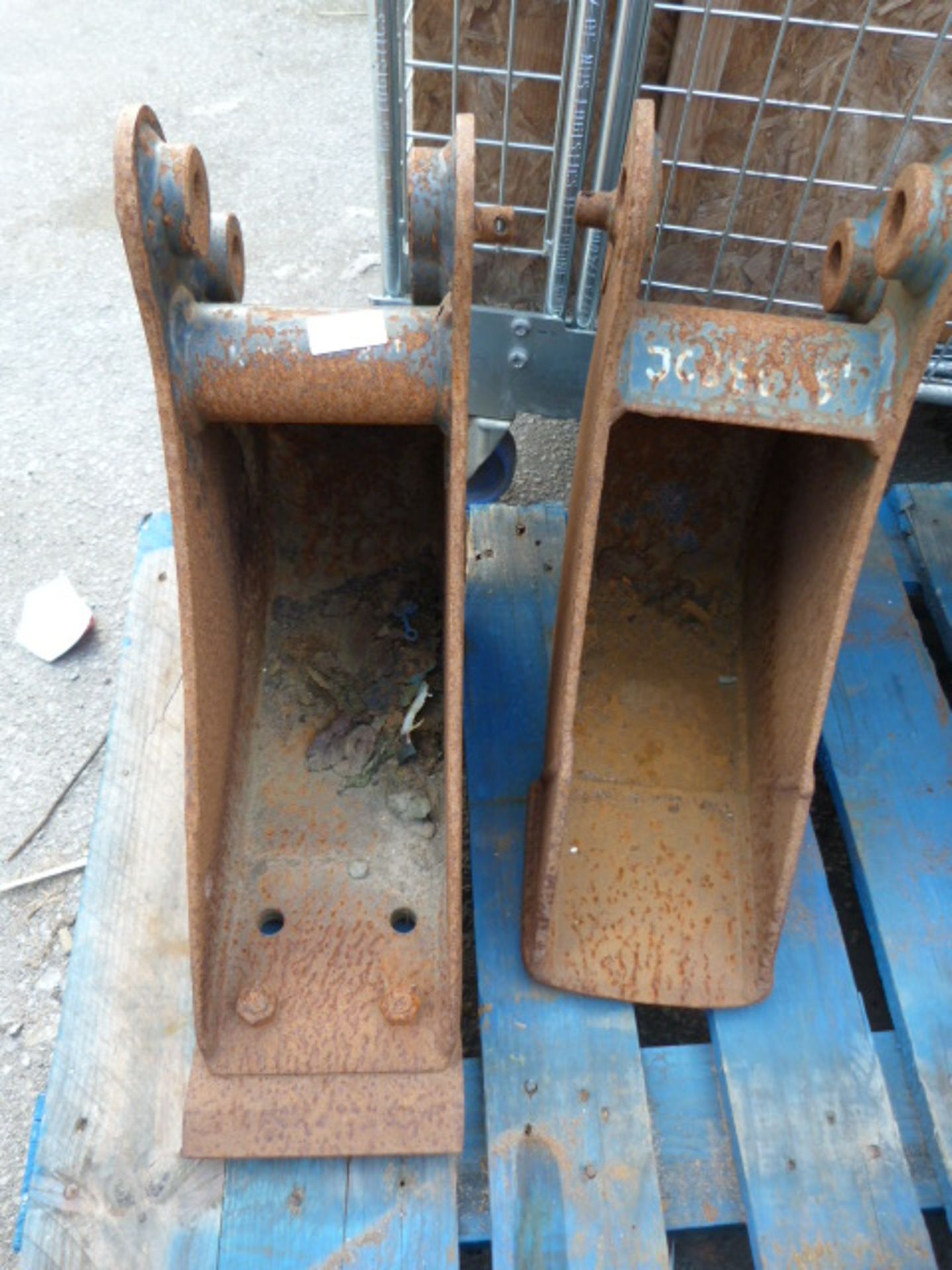 *Pair of Mini Digger Buckets