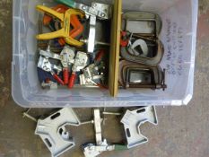 Box of Assorted Clamps
