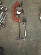 Ridgid Pipe Cutter and a Threading Stock