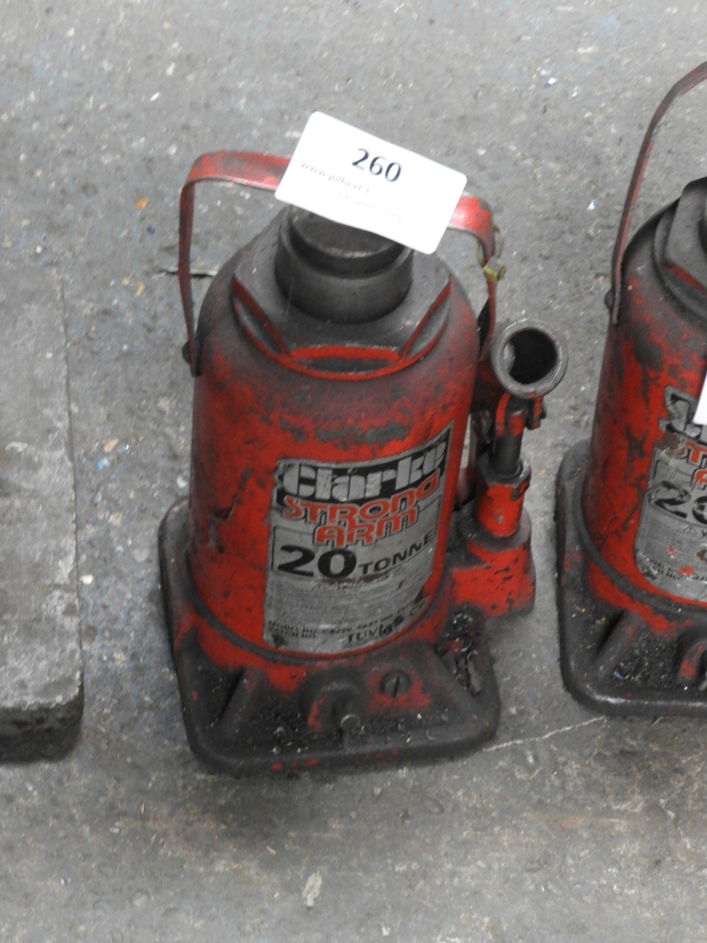 *Clark 20 Tonne Hydraulic Bottle Jack