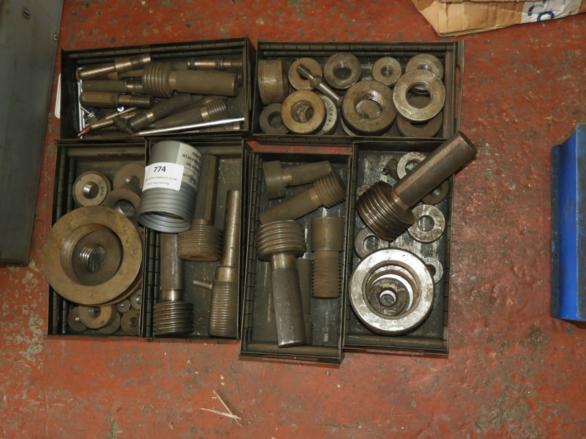 *Six Boxes of Internal and External Thread Gauges