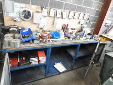 *Engineers Workbench with Cupboards 245x79cm