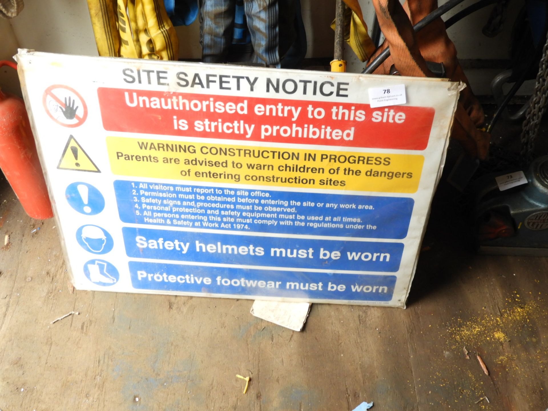 *Two Site Safety Notices