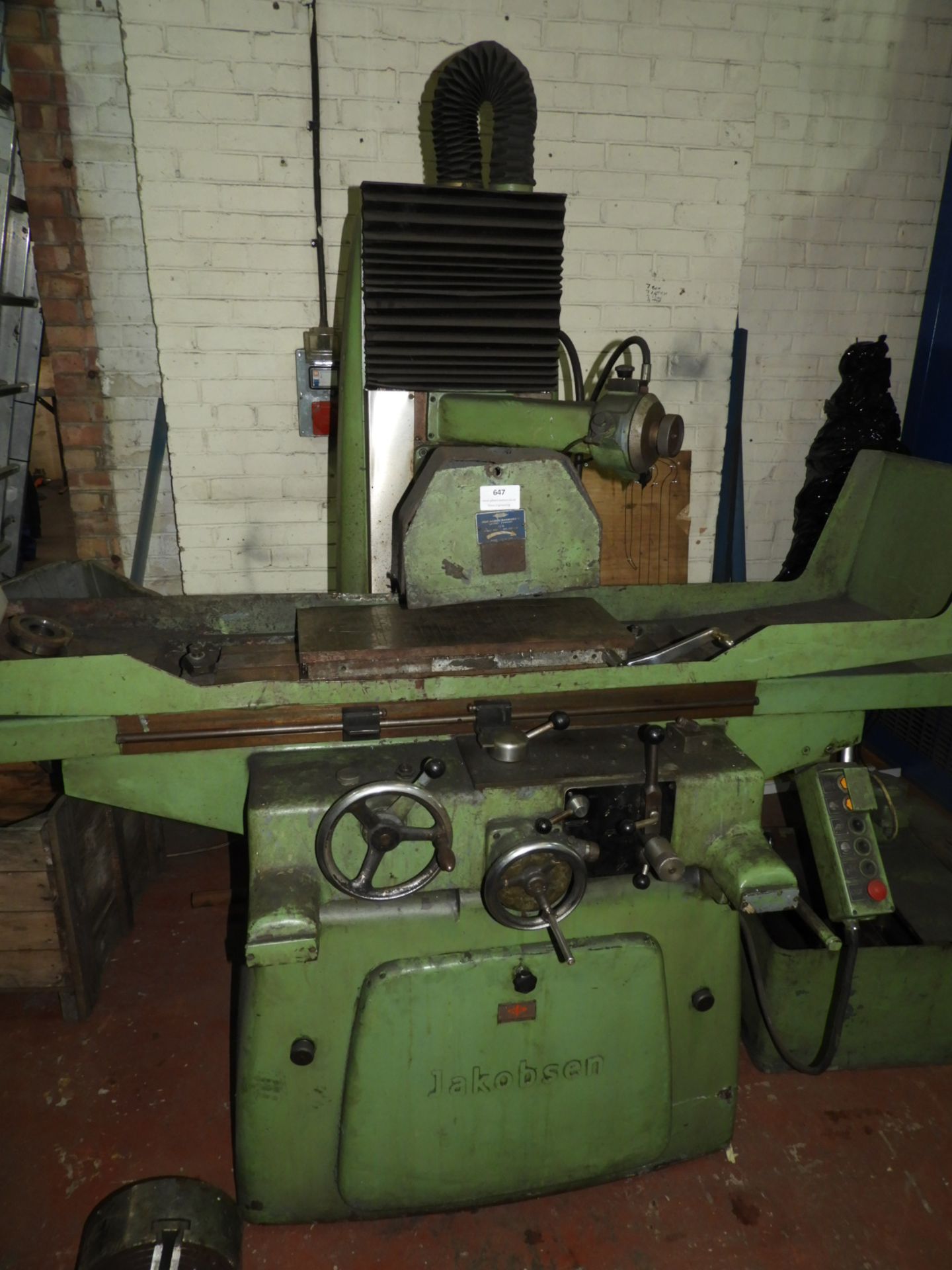 *Jakobsen Surface Grinder with Magnetic Tool Holde