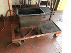 *Four Wheel Industrial Barrow and a Parts Washer