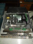 *Hitachi DH38MS 110v Rotary Hammer Drill with Bits
