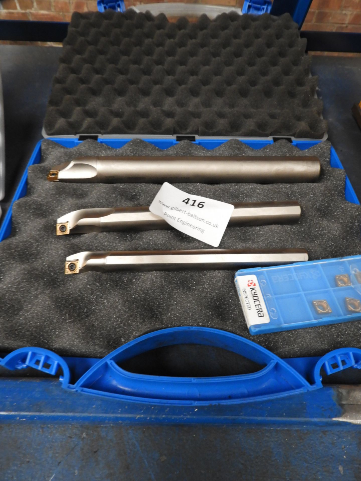 *Set of Three Internal Lathe Tools