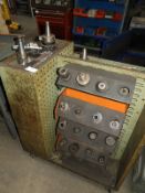 *Tool Trolley Containing 40mm Taper Tool Holders,