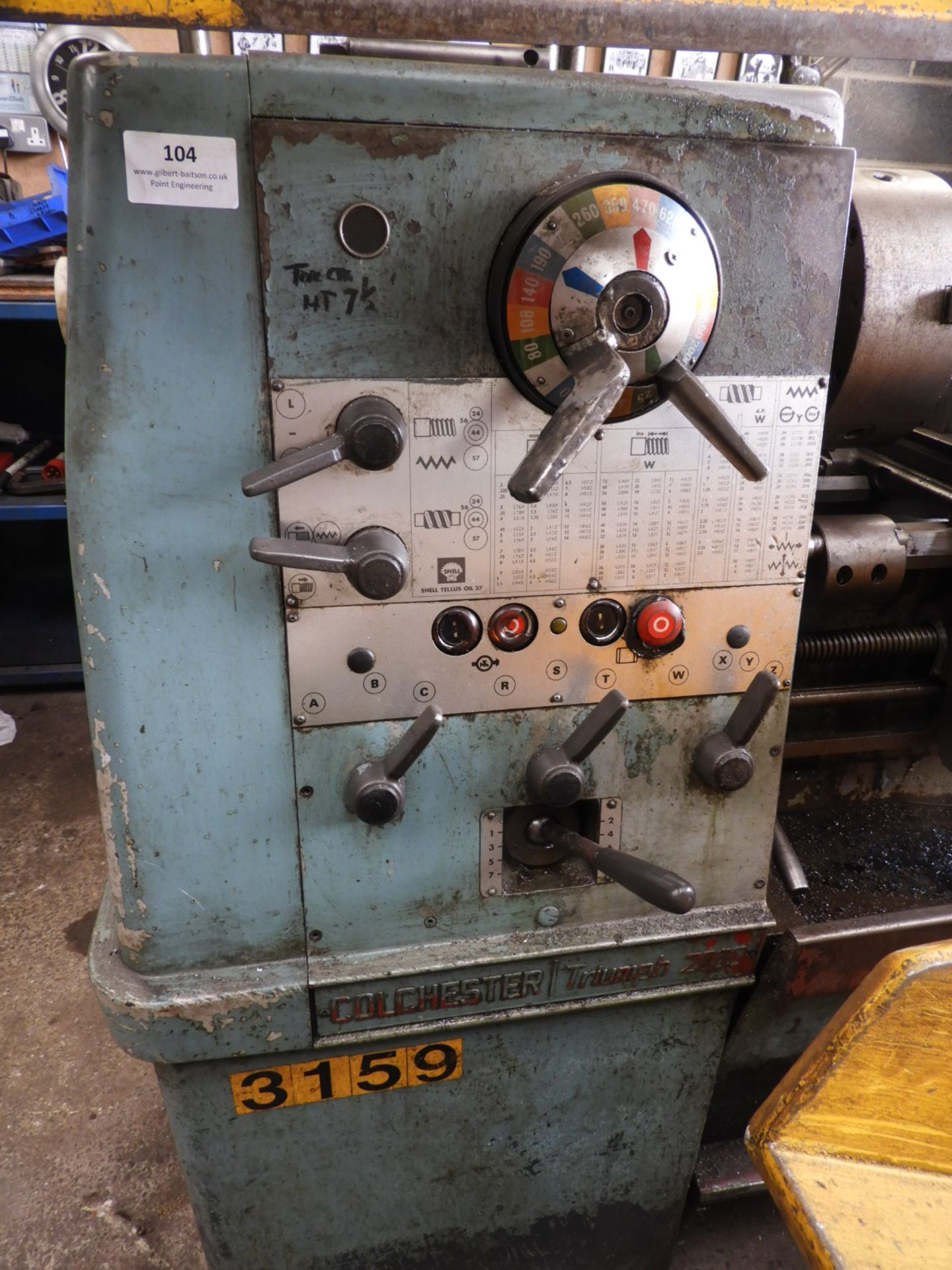 *Colchester Triumph 2000 Centre Lathe with Newall - Image 2 of 2