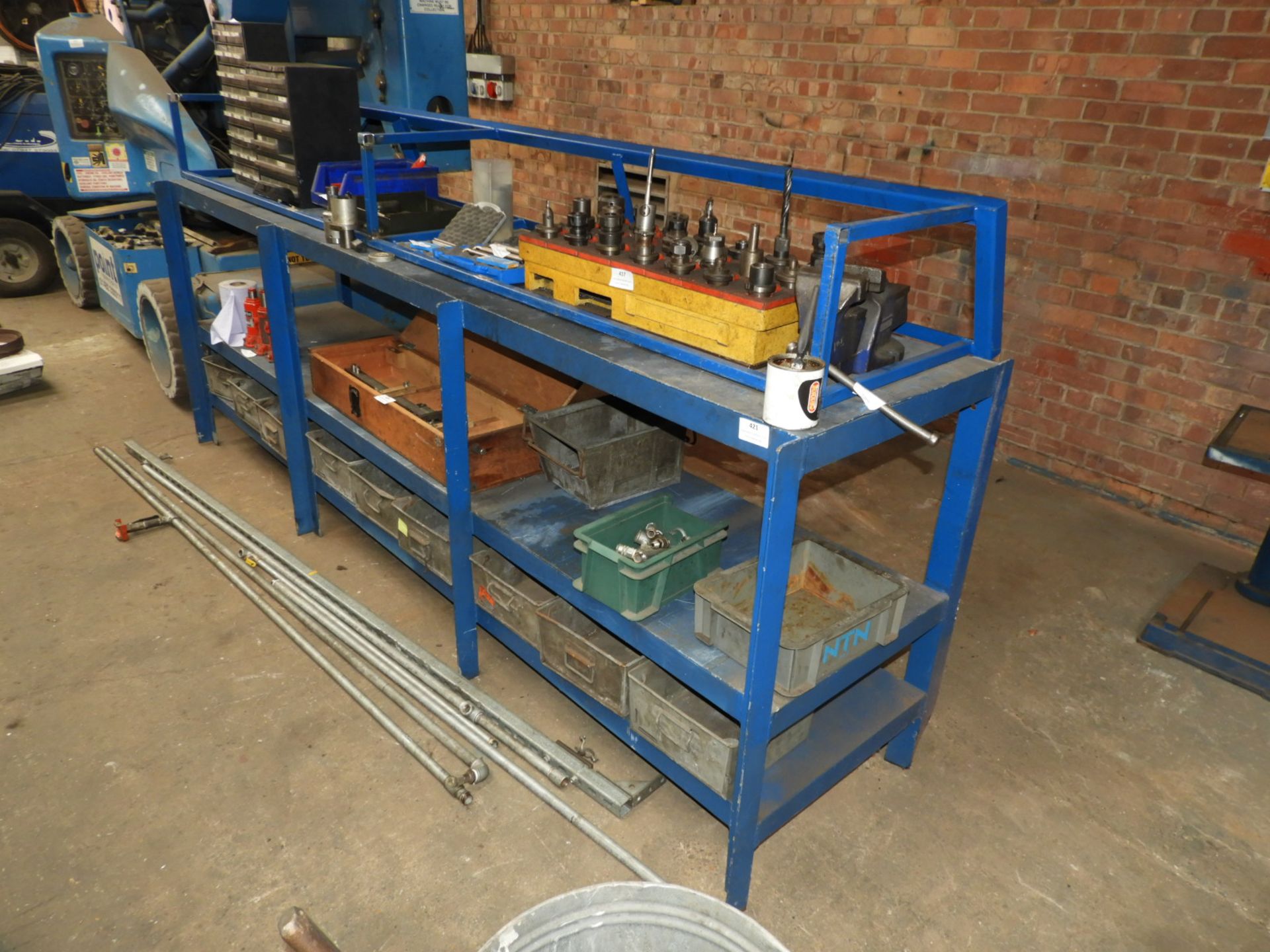 *Engineers Workbench with Undershelves 3m x 75cm