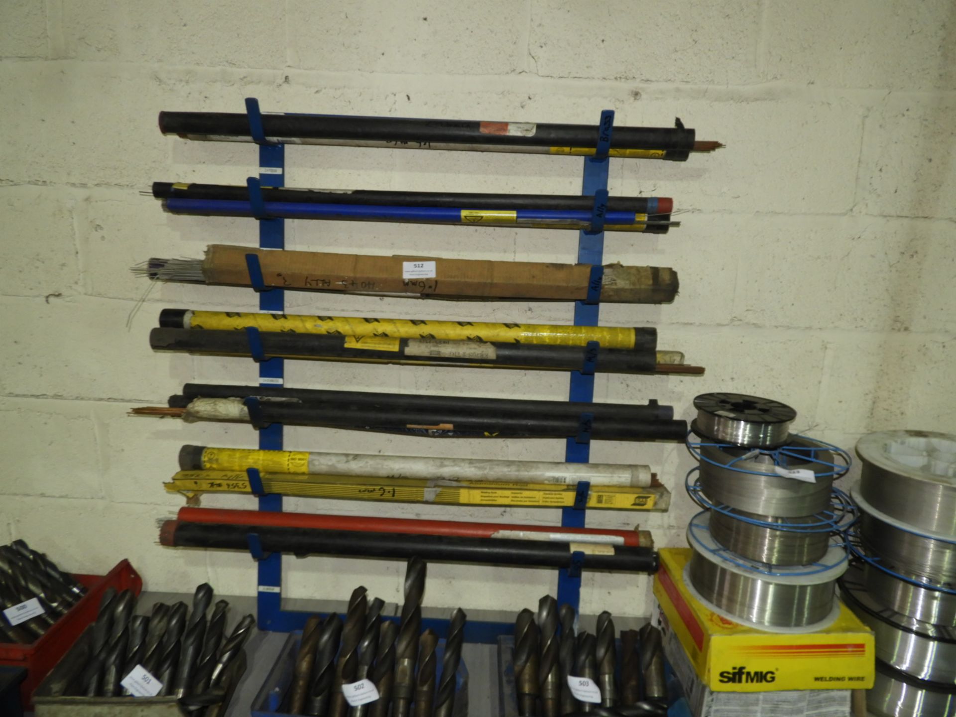 *Assorted Tubes of Tig Welding Rods