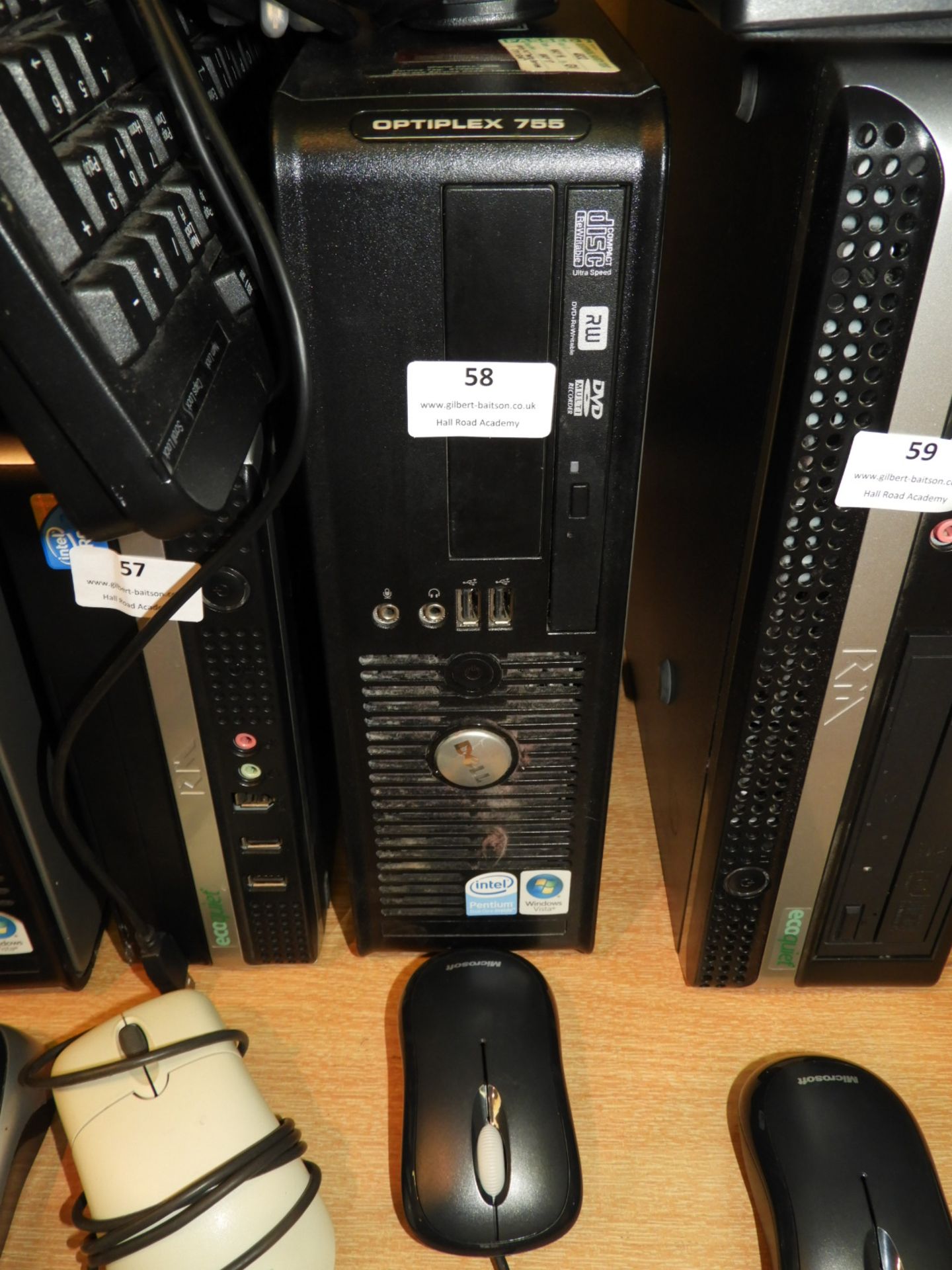 *Optiplex 755 Desktop PC with Windows Vista OS