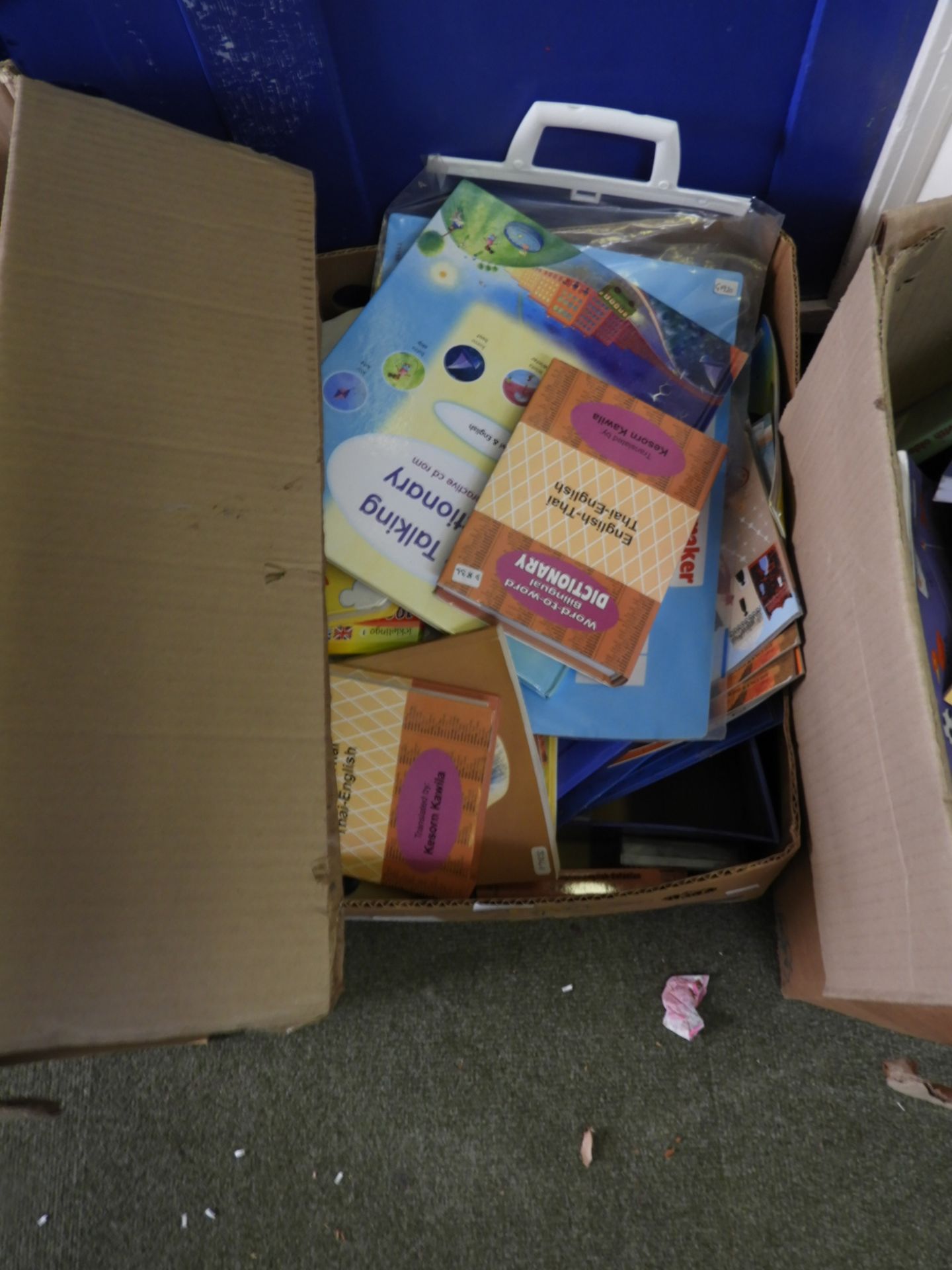 *Box of Children's Educational and Language Books