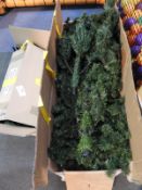 *2 Boxed Artificial Christmas Trees