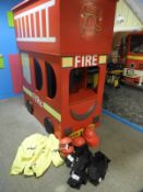 *Hand Crafted Childrens Play Fire Engine with Acce