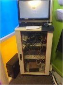 *Computer Server with Cabinet