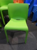 *6 Pop by Origin Stackable Green Chairs
