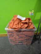 *Box Containing 23 Orange Fleeces, Mixed Sizes