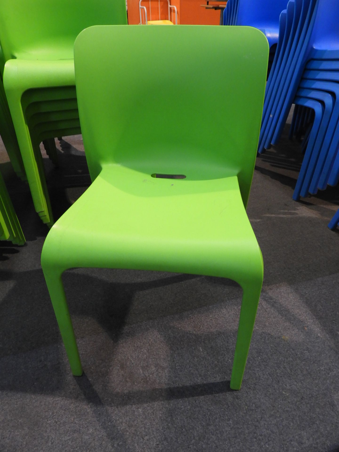 *6 Pop by Origin Stackable Green Chairs