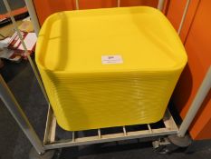 *Approx 45 Yellow Plastic Trays