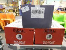 *2 Boxes of 18 by 50g Real Handcooked Sea Salt Cri