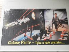 *Galaxy Party Advertising Banner