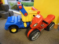 *Oko Test Dump Truck & Ride on Childrens Motor Cyc
