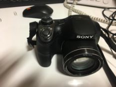 Sony DSC H300 20.1Megapixel Bridge Camera with memory card, strap and lens cover