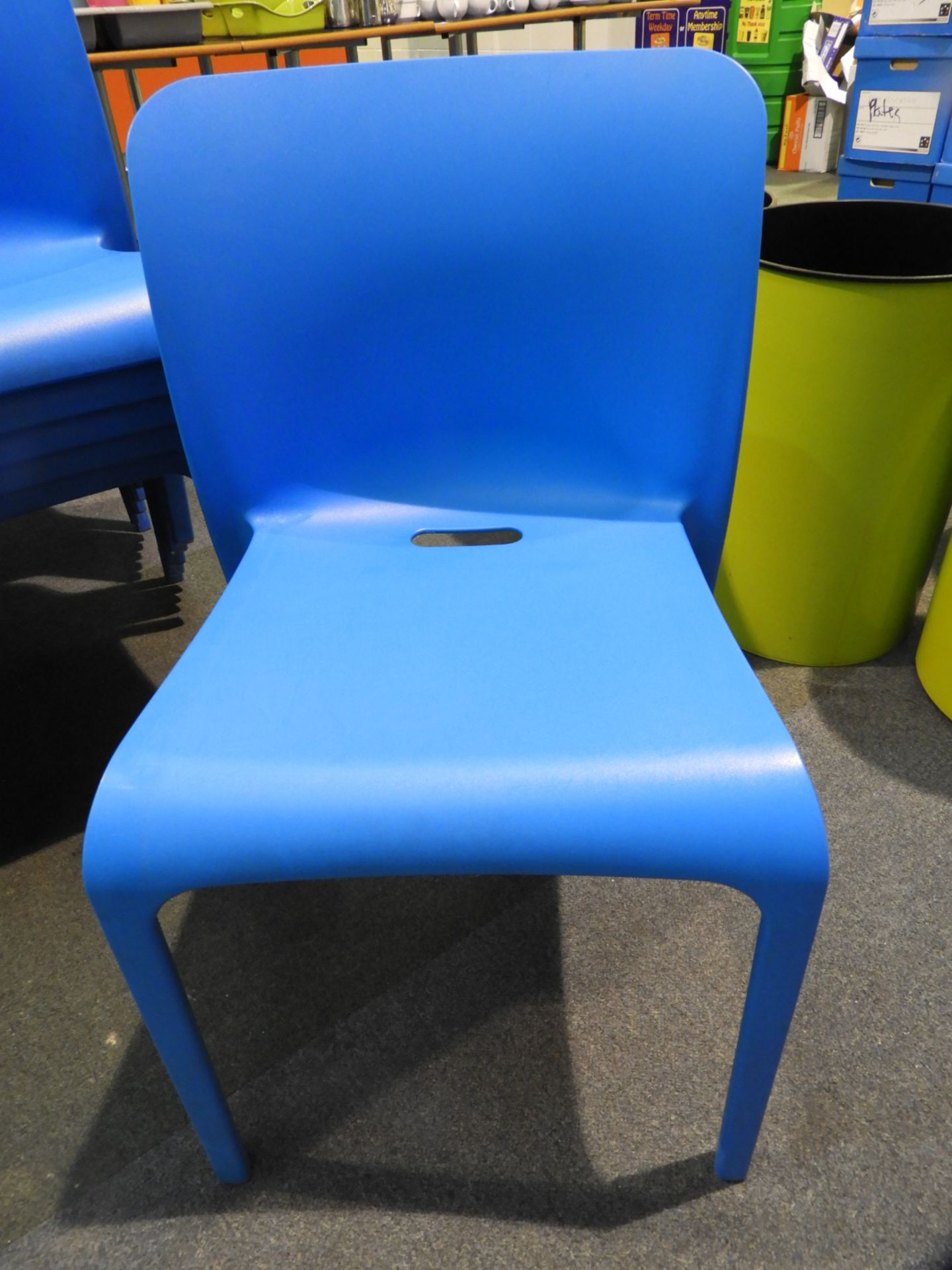 *6 Pop by Origin Stackable Blue Chairs