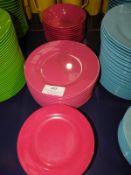 *Unbreakable Rice Crockery in Pink Consisting of