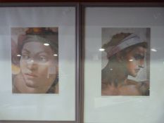Two Framed Michelangelo Prints