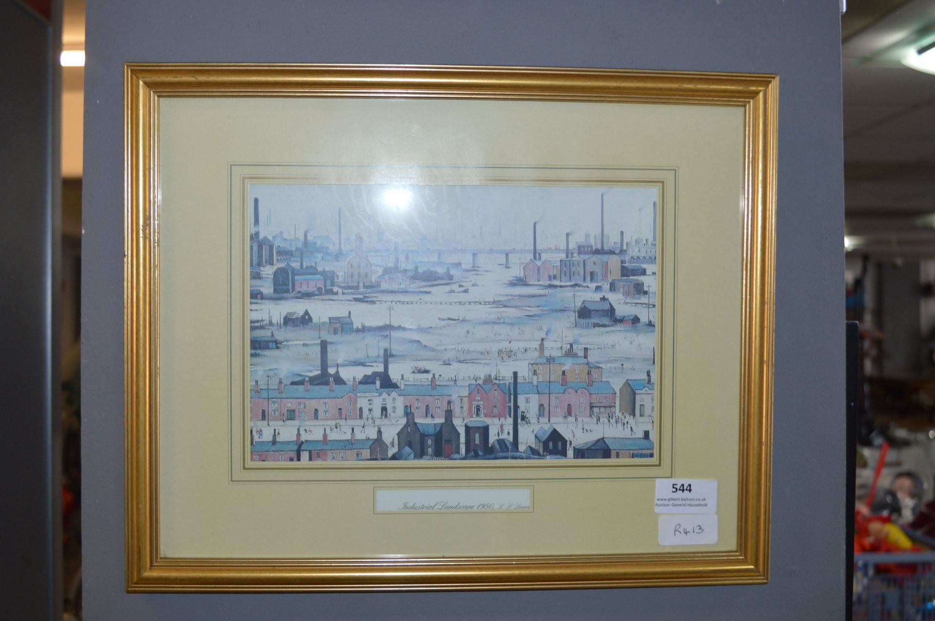 Gilt Framed Lowry Print