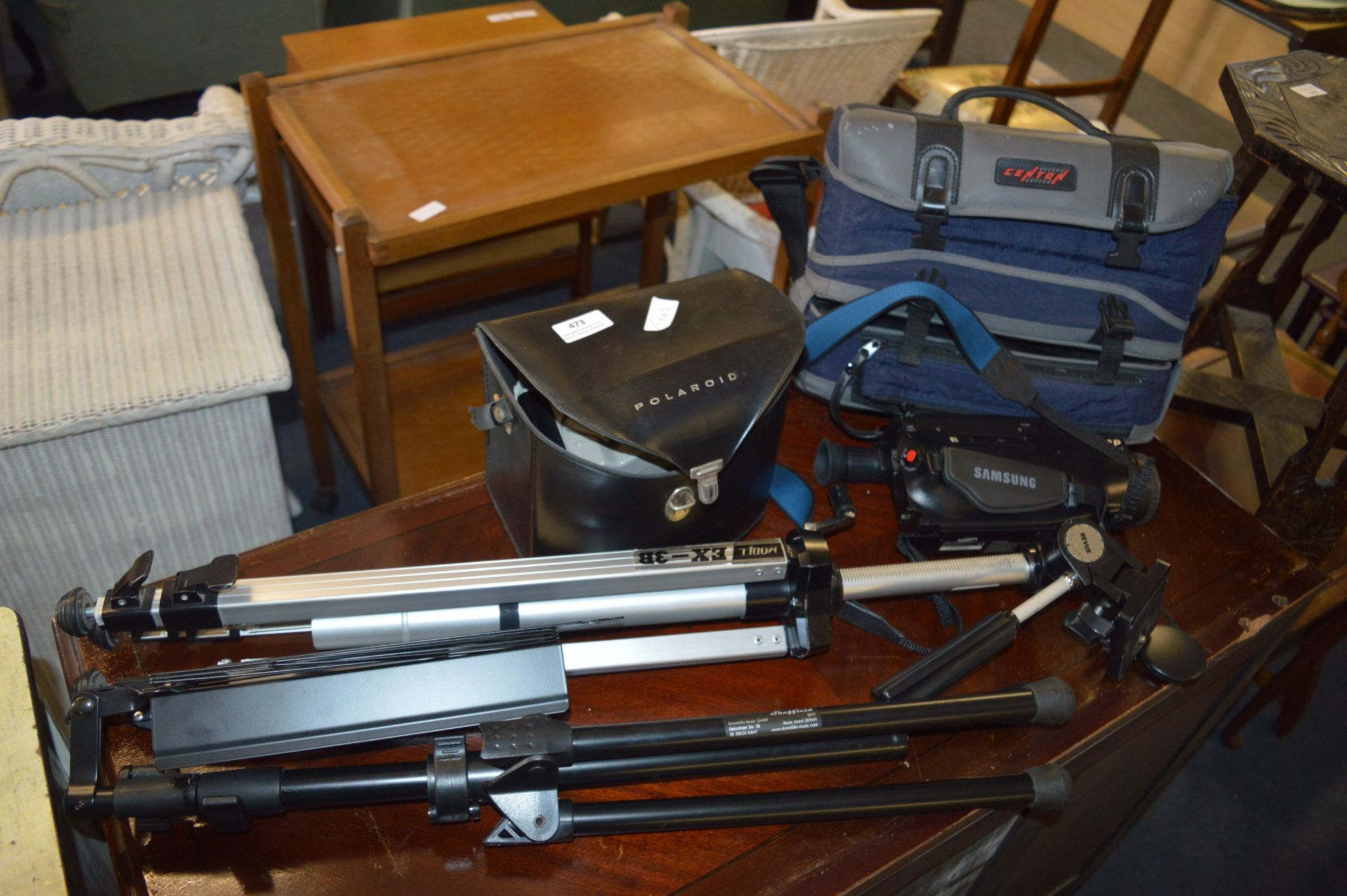 Quantity of Photography Equipment, Polaroid Camera