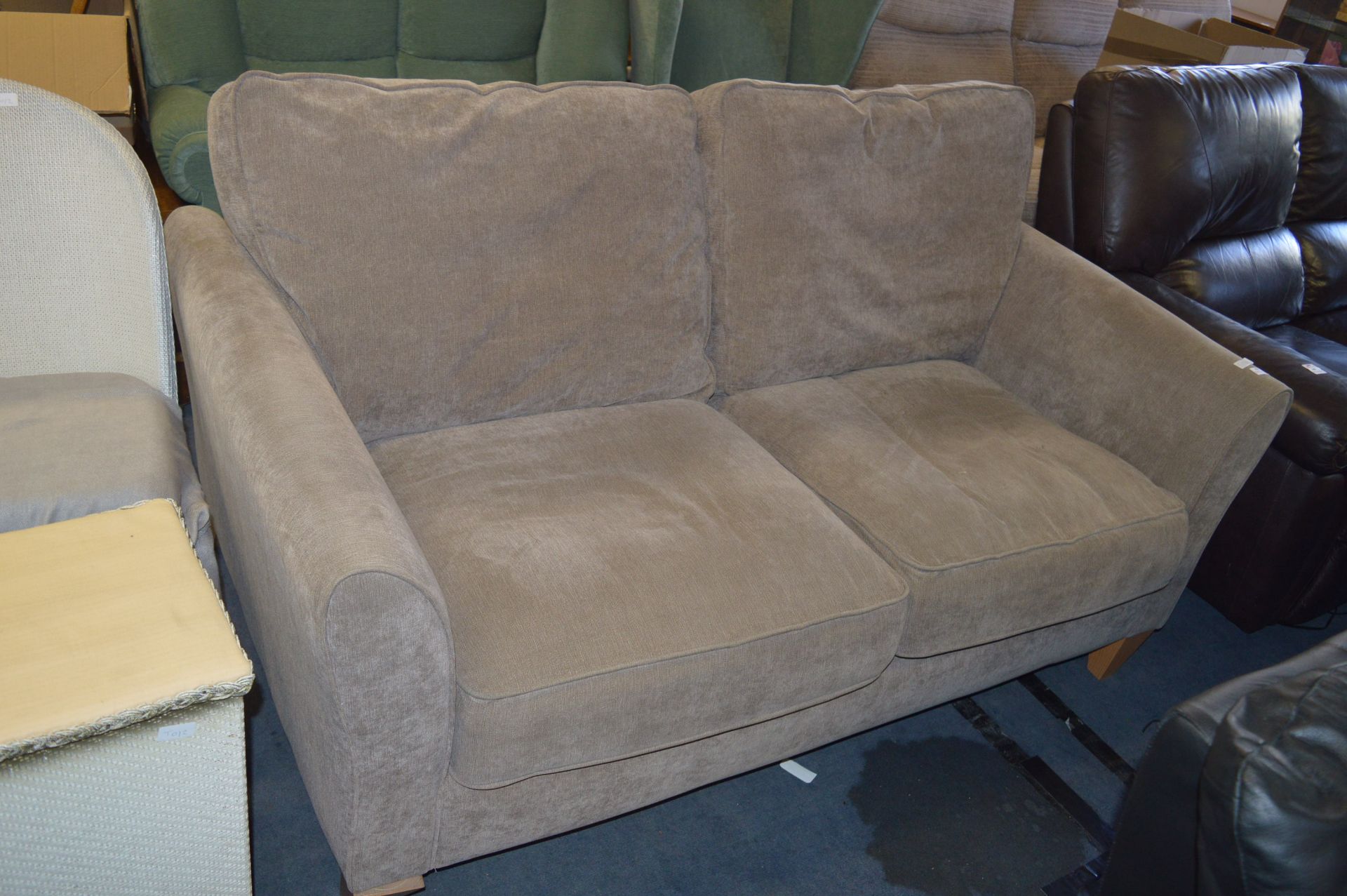 Upholstered Two Seat Sofa