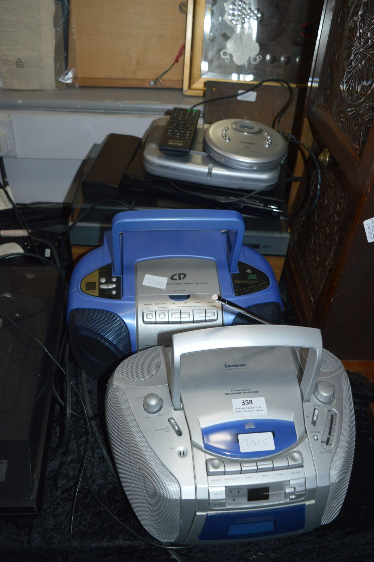 2 Portable CD/Casette Players & Others