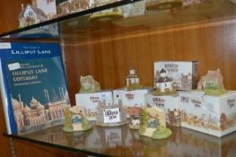Collection of 8 Lilliput Lane Cottages & 2 Lillipu