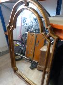 Antique Style Gilt Effect Wall Mirror