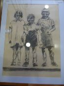 Frame Print of Children