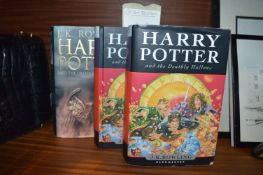3 First Edition Harry Potter Books