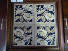 Wooden Framed Tile Tray