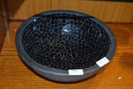 Black Mosaic Bowl