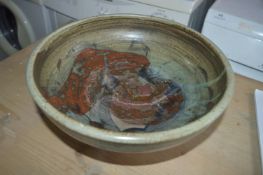 Studio Pottery Vase Stamped T.B. (AF)