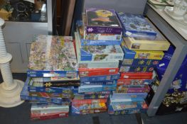 Collection of 35 Unopened Boxed Jigsaw Puzzles
