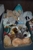 2 Boxes of Soft Toys