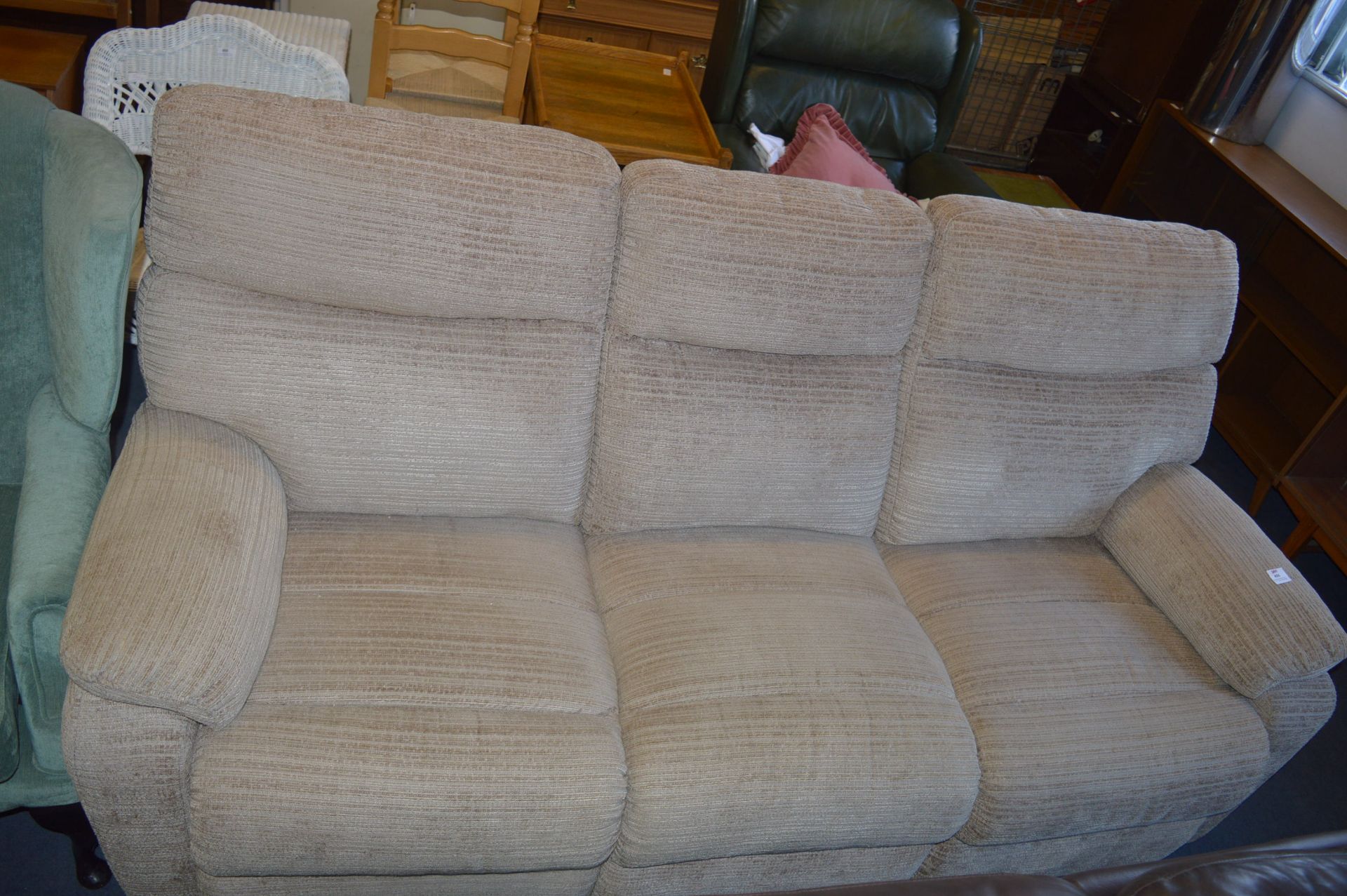 Three Seat Upholstered Sofa