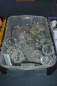 Crate Containing Large Quantity of Glassware