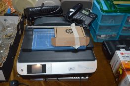 HP Printer, Assorted Laminators Etc