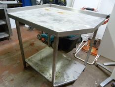 *Stainless Steel Preparation Table