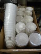 Approximately 360 12oz Polystyrene Sauce Cups