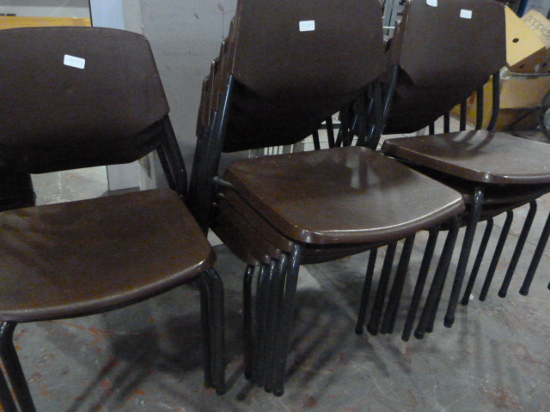 Thirteen Brown Polypropylene Chairs